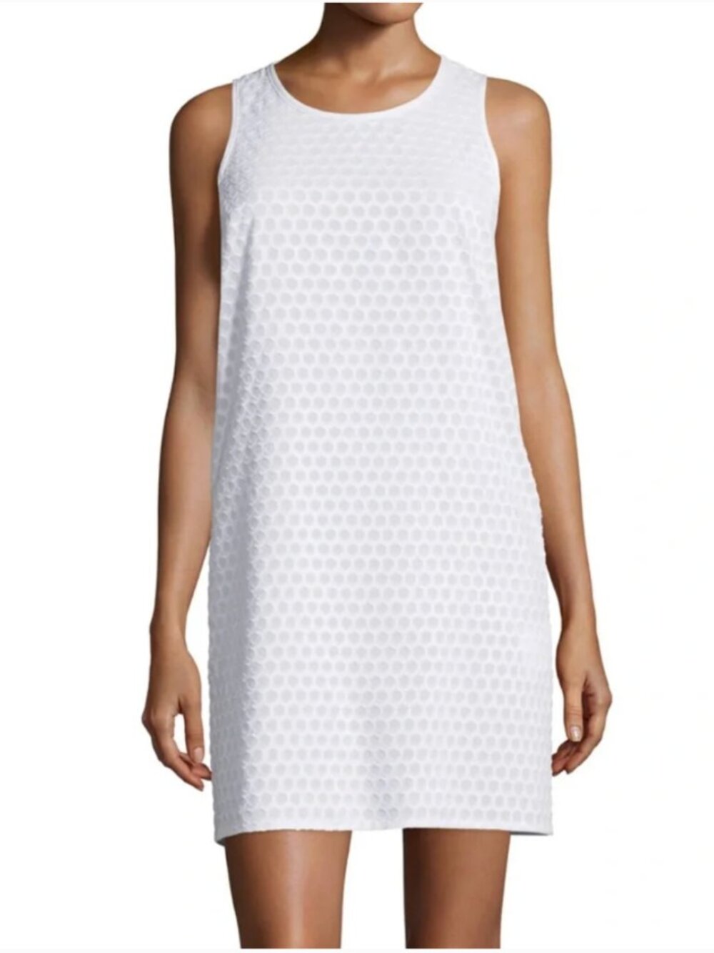 RAG & BONE Evie Honeycomb Mini Dress Pockets, White / Ivory | Sz XS